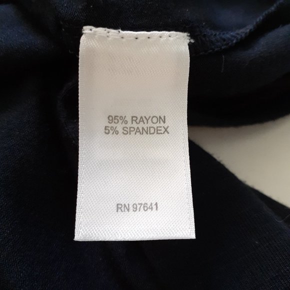 J. Jill Sleeveless Rayon Jersey Midi Dress Blue Size M - Picture 7 of 9
